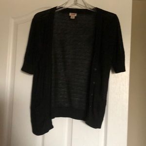 Short sleeved cardigan